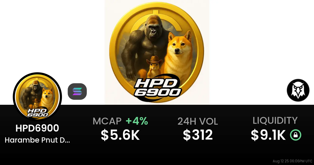 Harambe Pnut Doge 6900 (HPD6900)
