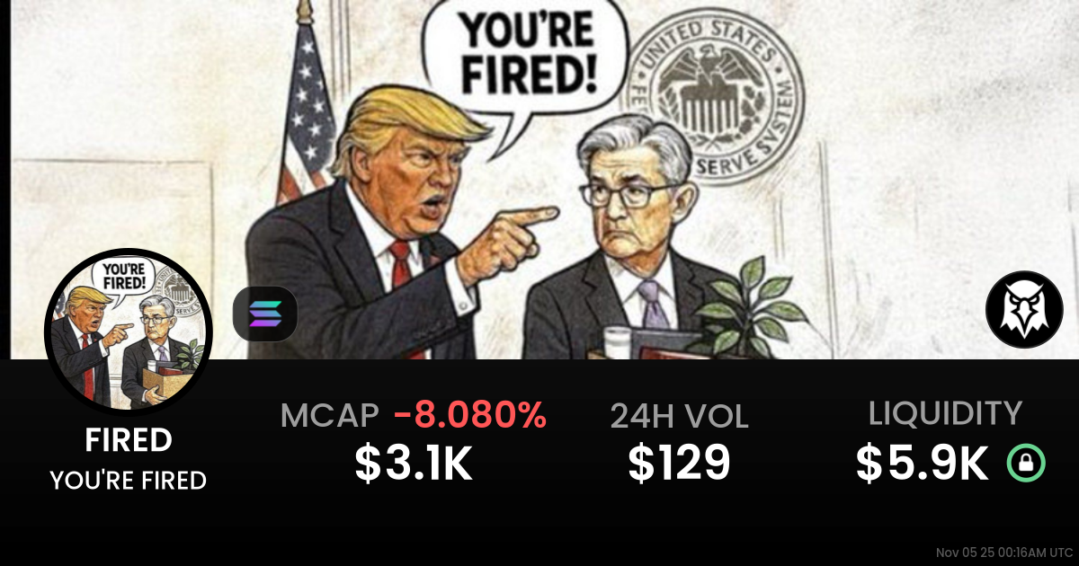 YOU’RE FIRED (FIRED)