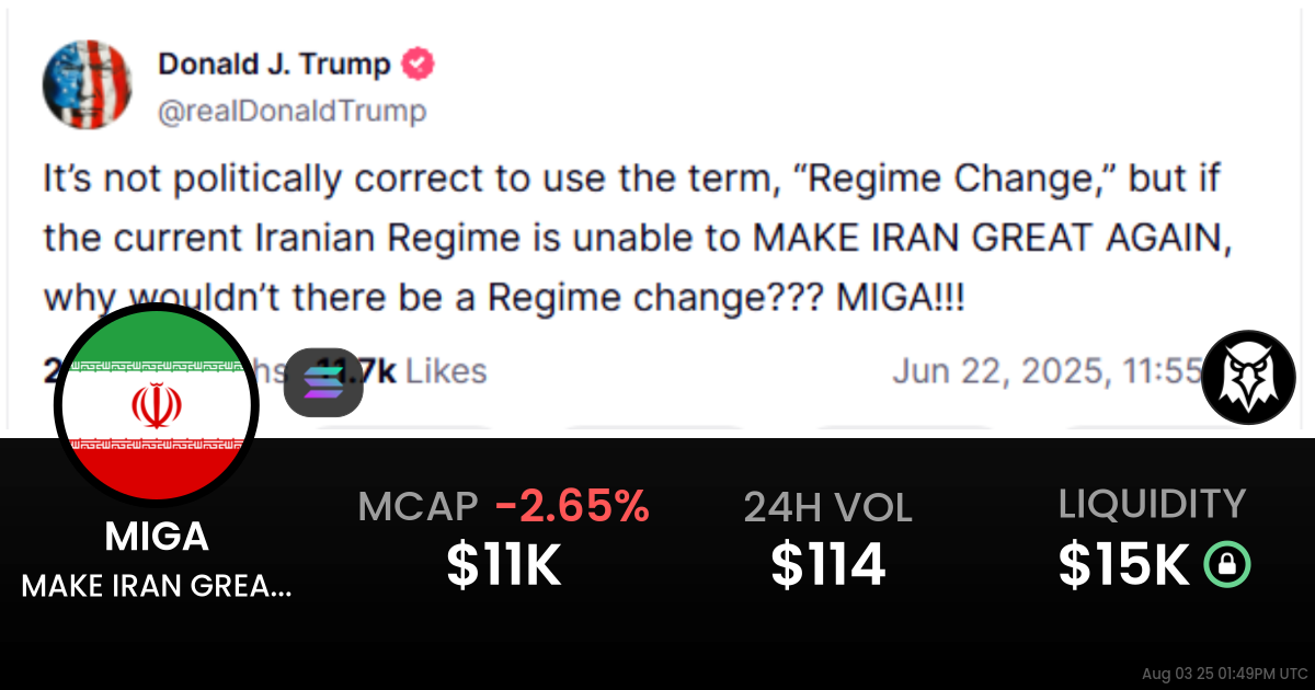 MAKE IRAN GREAT AGAIN (MIGA)