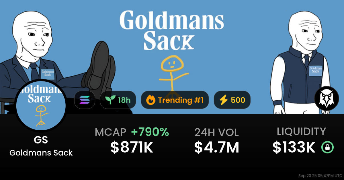 Goldmans Sack (GS)