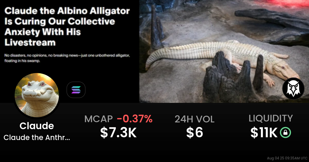 Claude the Anthropic Alligator (Claude)