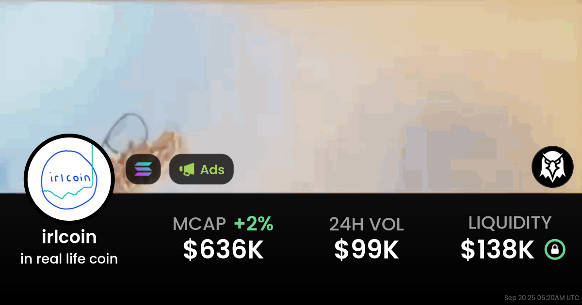 in real life coin (irlcoin)