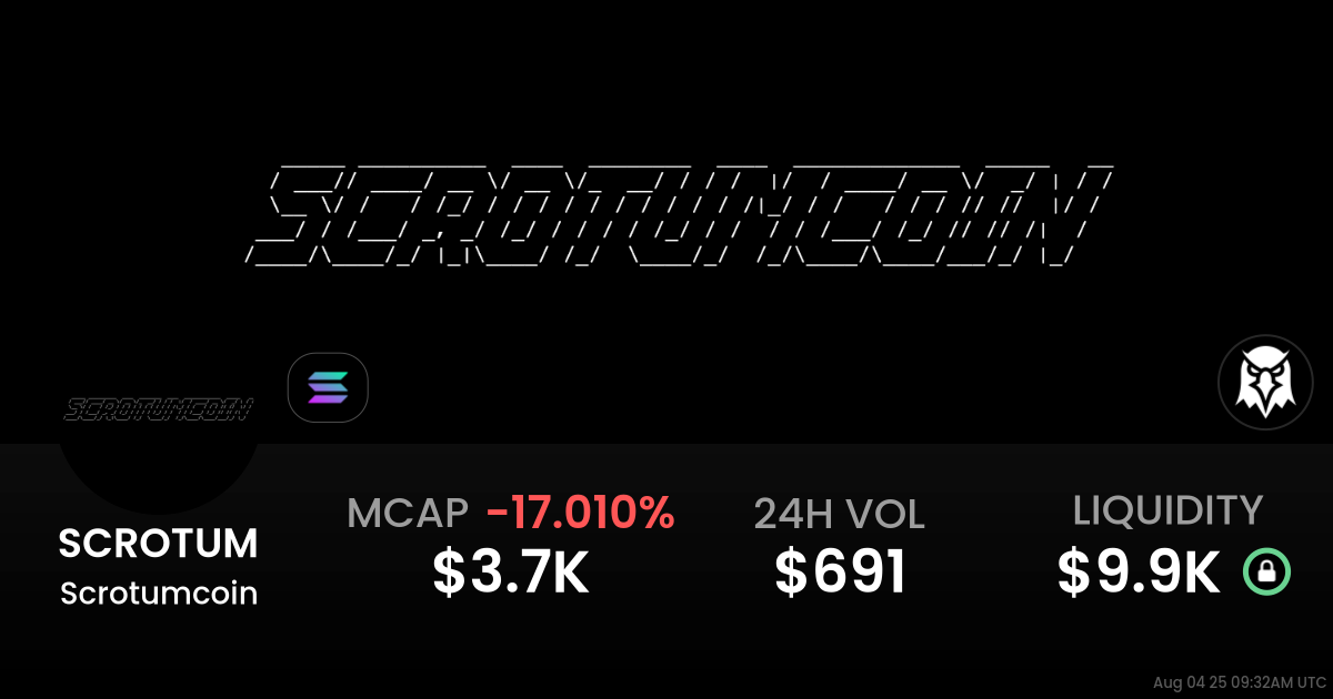 Scrotumcoin (SCROTUM)