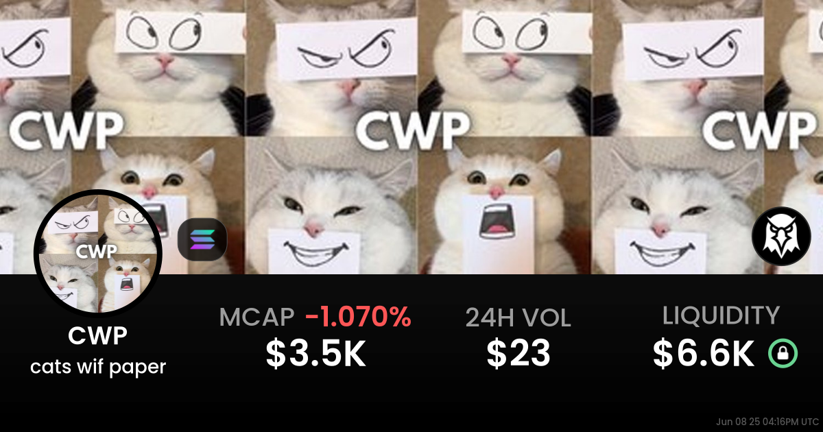 cats wif paper (CWP)