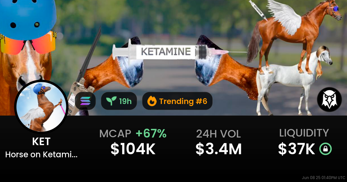 Horse on Ketamine (KET)