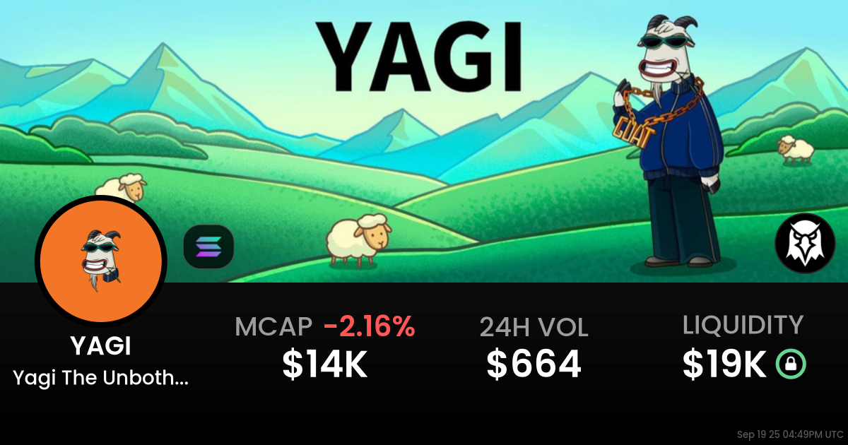 Yagi The Unbothered (YAGI)
