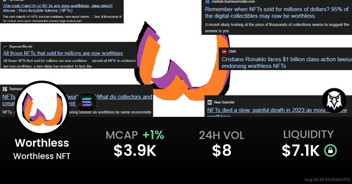 Worthless NFT (Worthless)