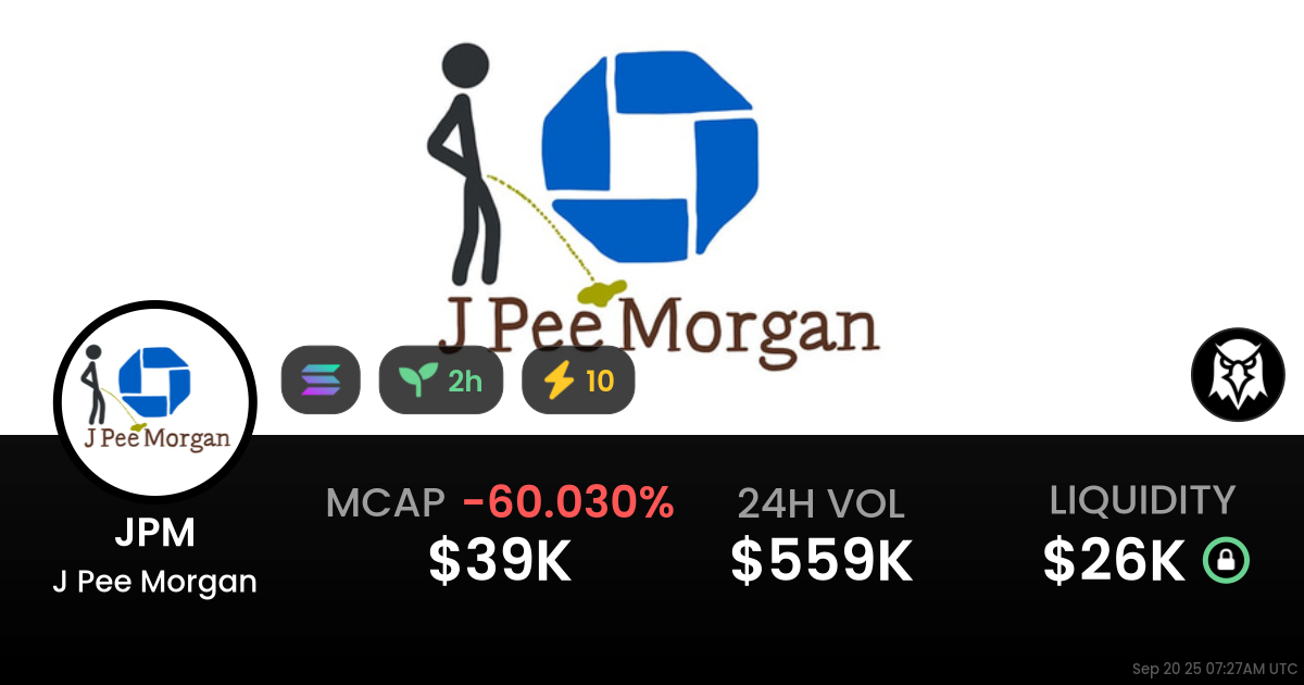 J Pee Morgan (JPM)