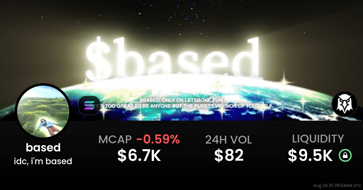 idc, i’m based (based)