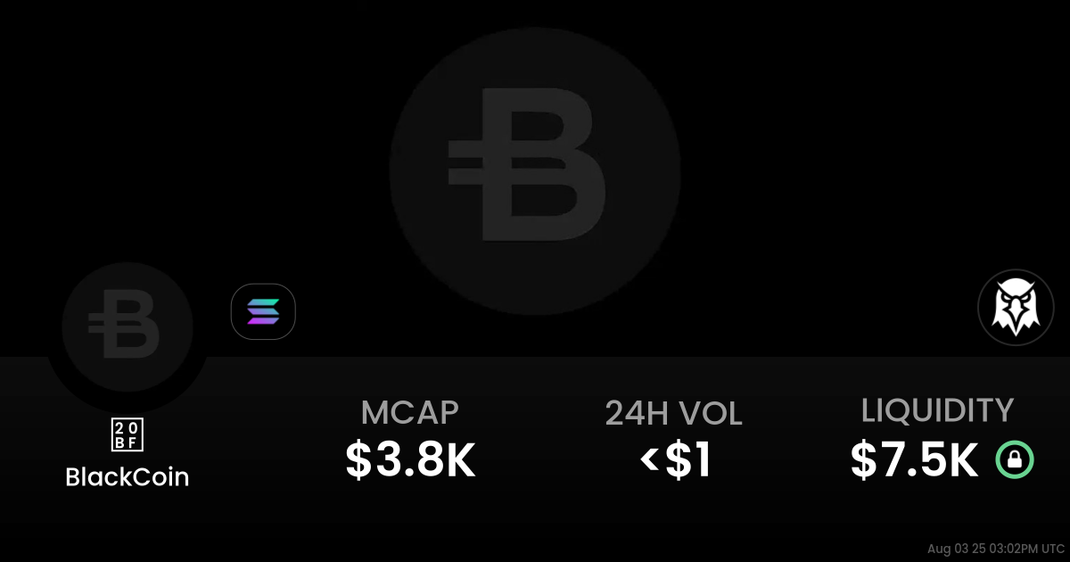 BlackCoin (₿)
