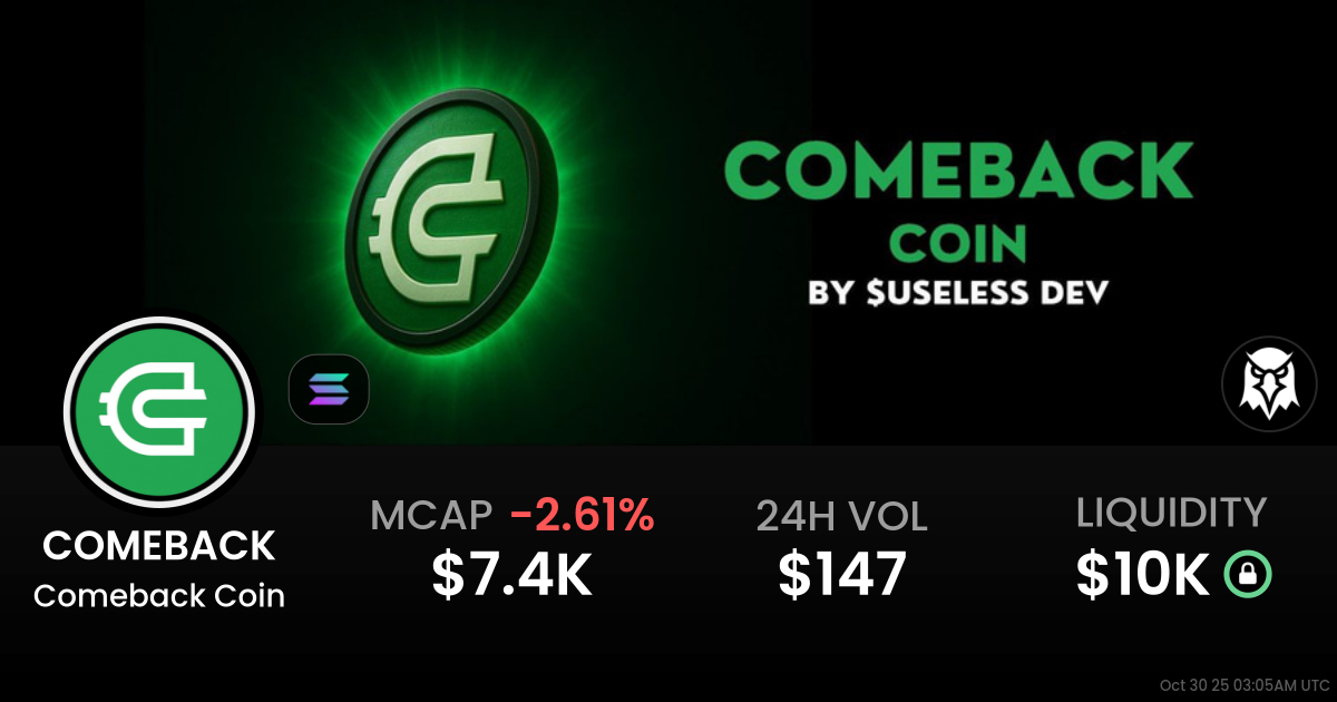 Comeback Coin (COMEBACK)