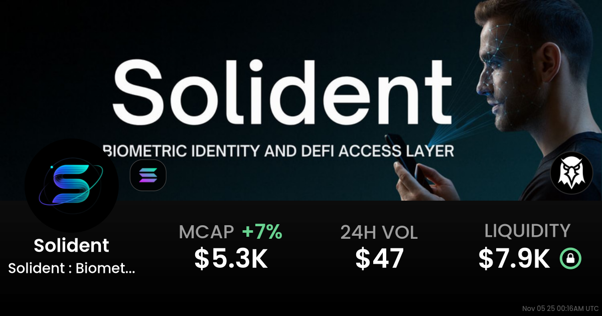 Solident : Biometric Identity (Solident)
