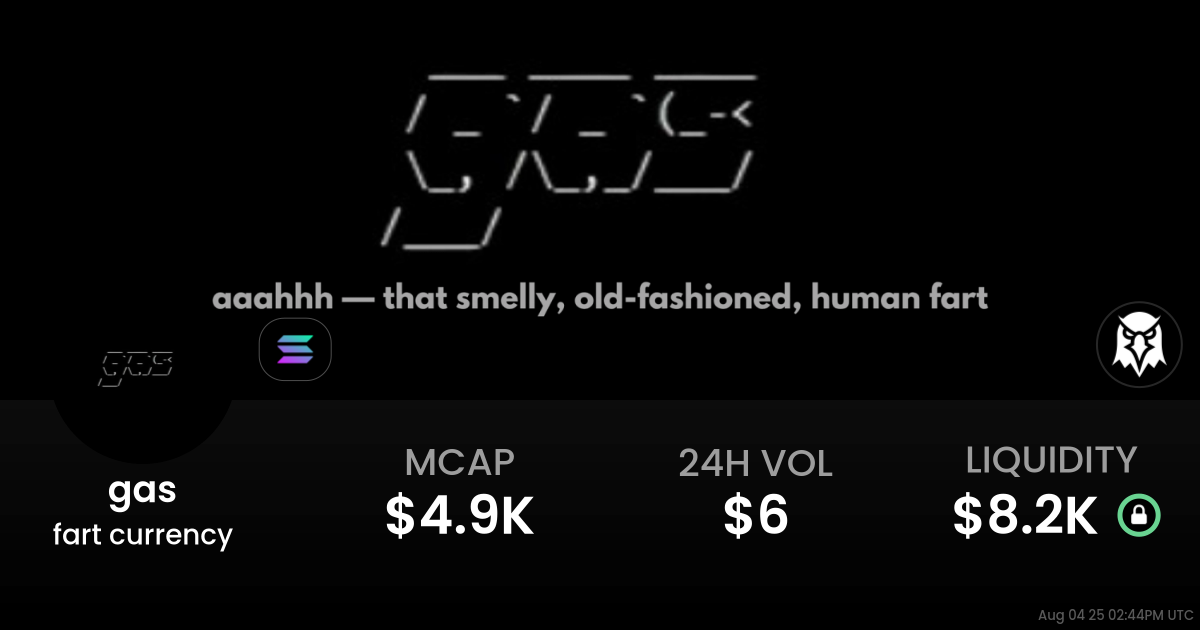 fart currency (gas)