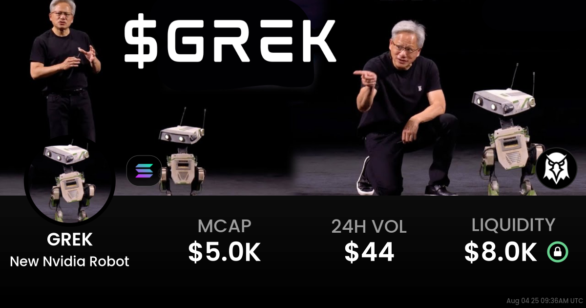 New Nvidia Robot (GREK)