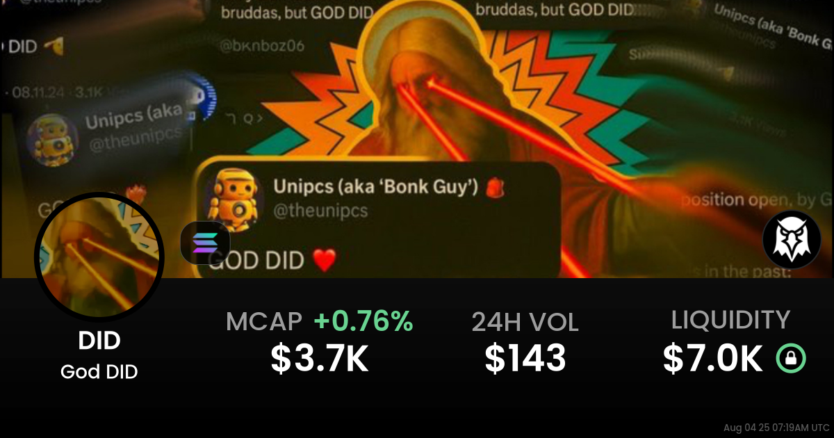 God DID (DID)