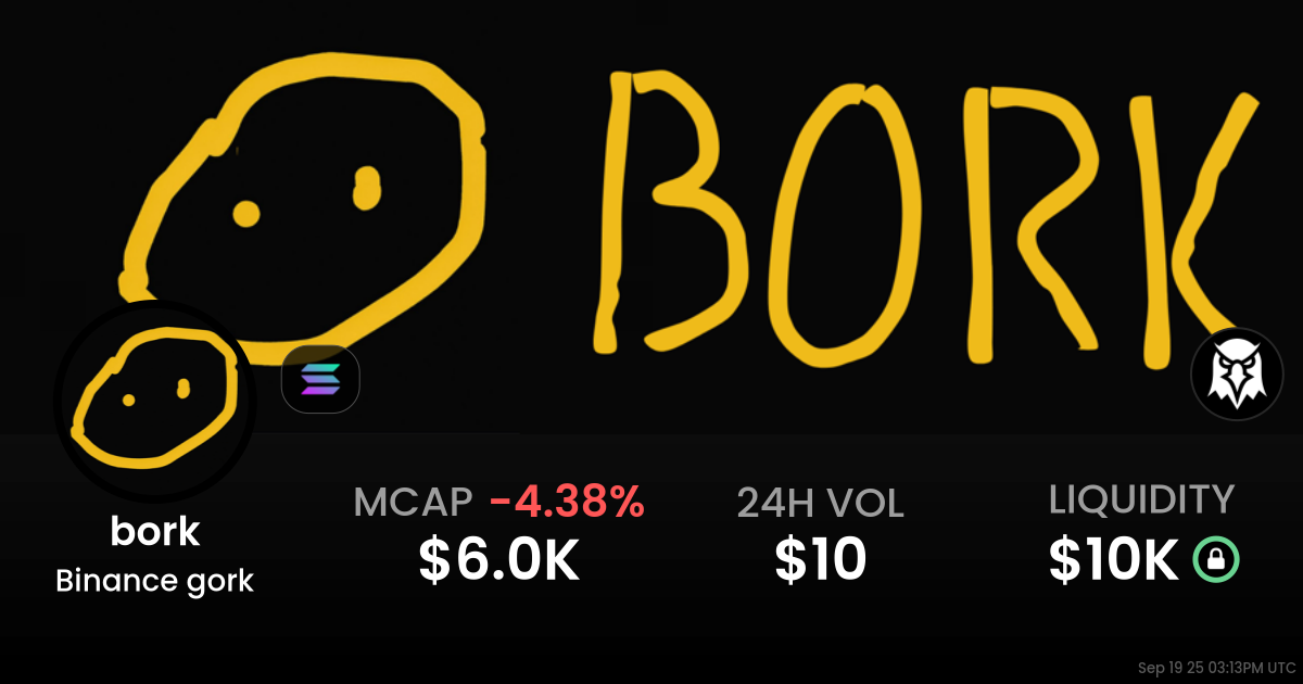 Binance gork (bork)