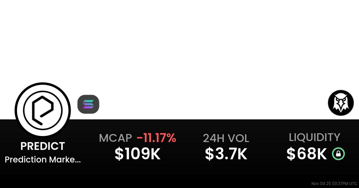 Prediction Market Leaderboard (PREDICT)