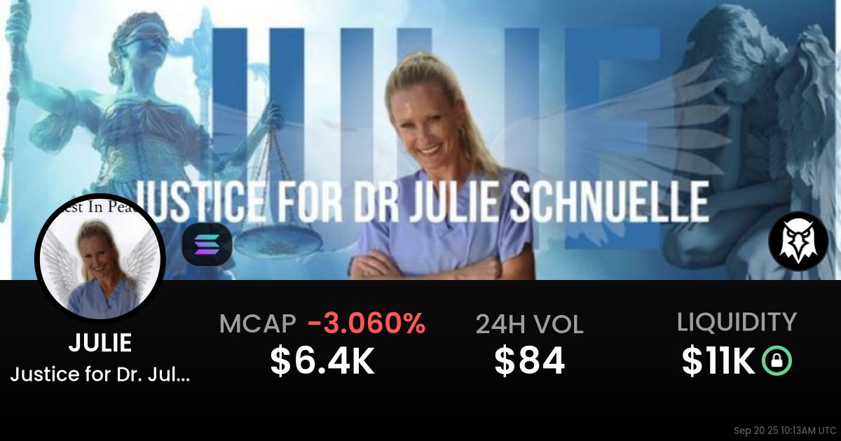 Justice for Dr. Julie Schnuelle  (JULIE)