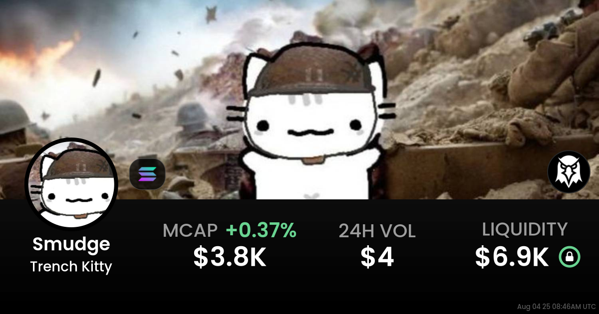Trench Kitty (Smudge)