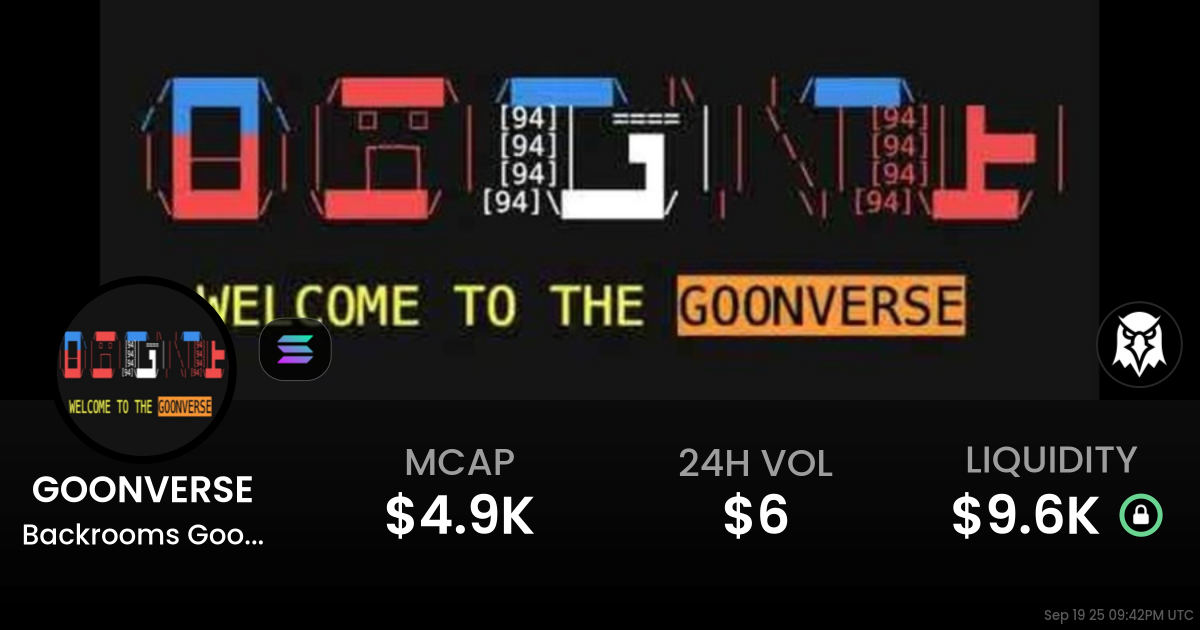 Backrooms Goon Universe (GOONVERSE)