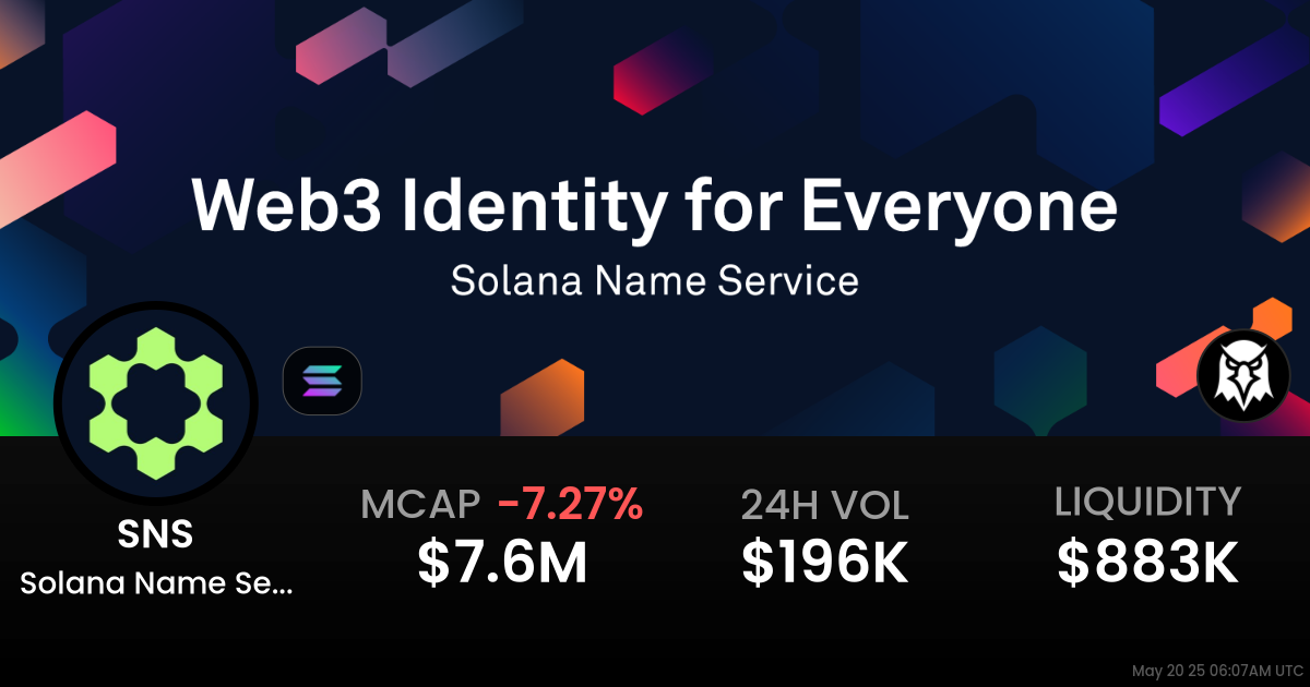 Solana Name Service (SNS)