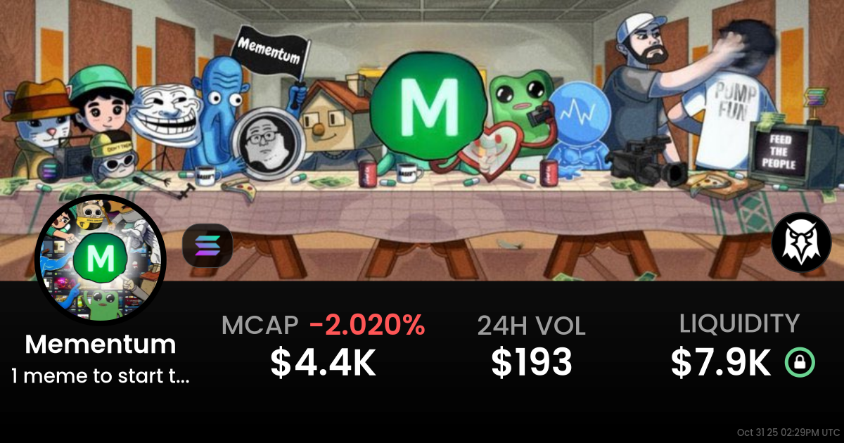 1 meme to start the (Mementum)