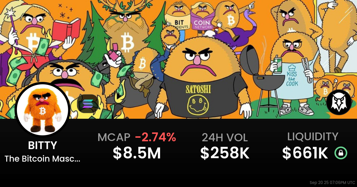 The Bitcoin Mascot (BITTY)