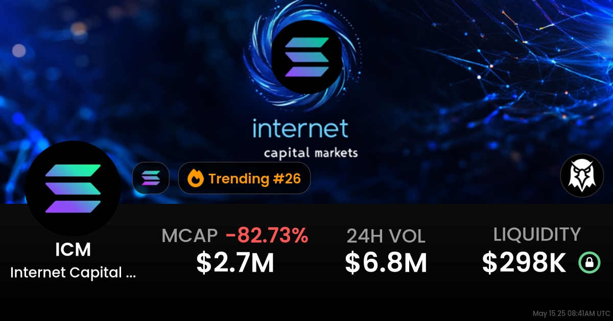 Internet Capital Markets  ($ICM)