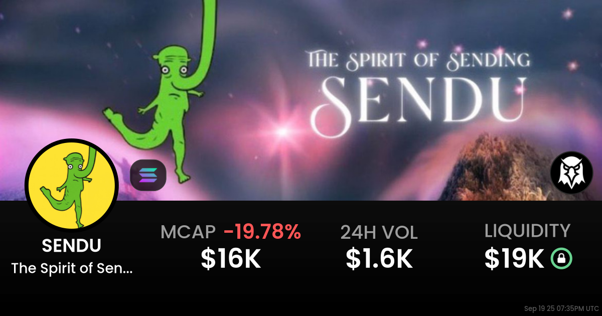 The Spirit of Sending (SENDU)