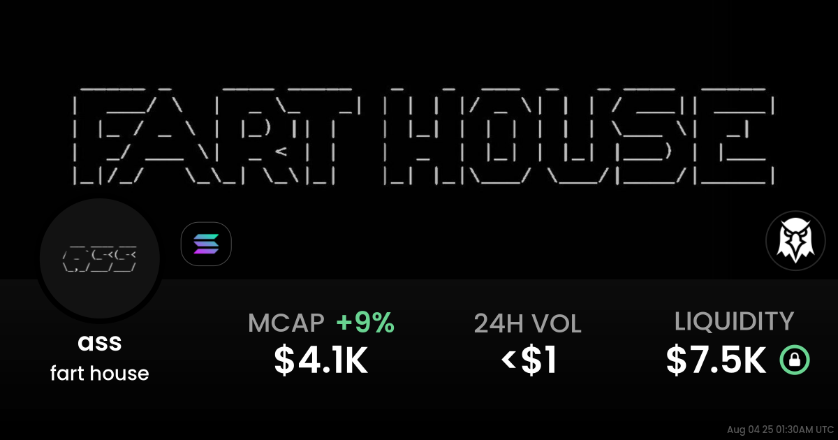 fart house (ass)