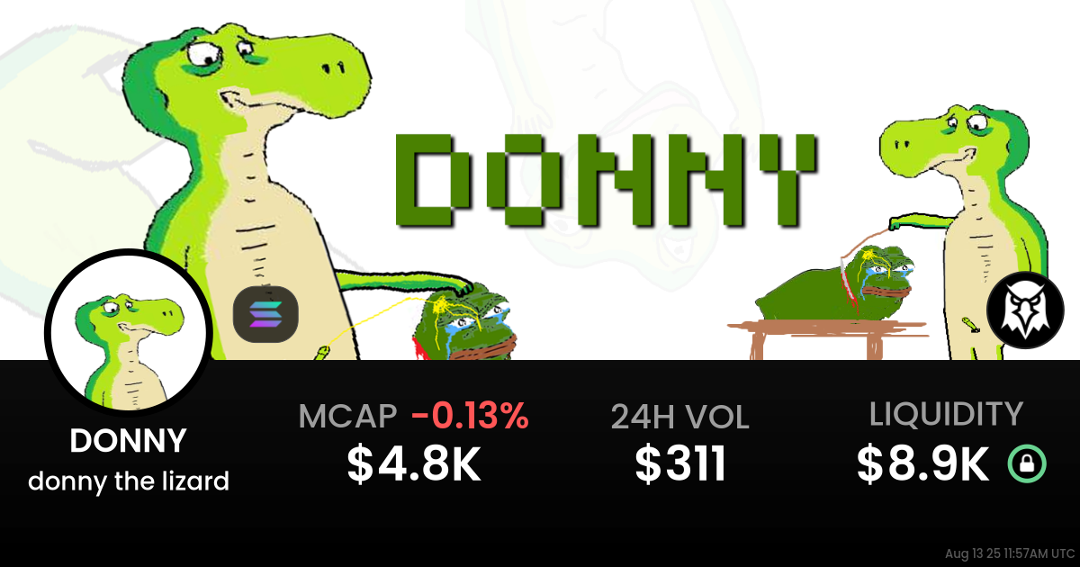 donny the lizard (DONNY)