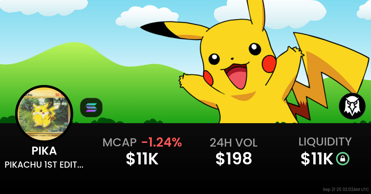 PIKACHU 1ST EDITION (1999) (PIKA)